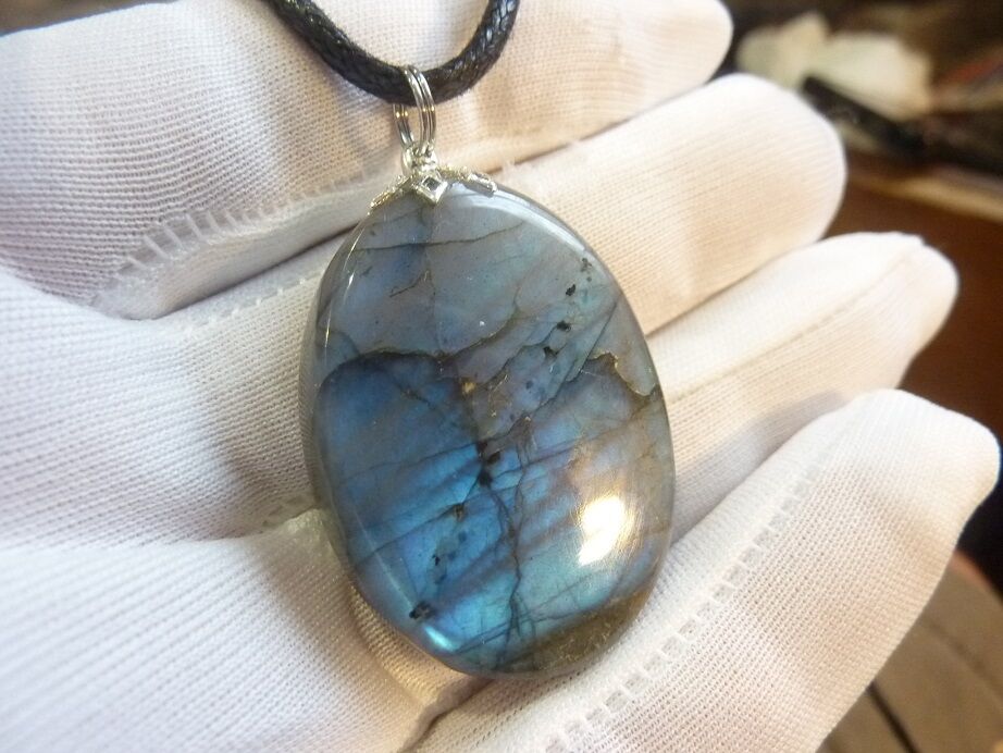 Pendentif Labradorite spécial pour thérapeute GG 3908