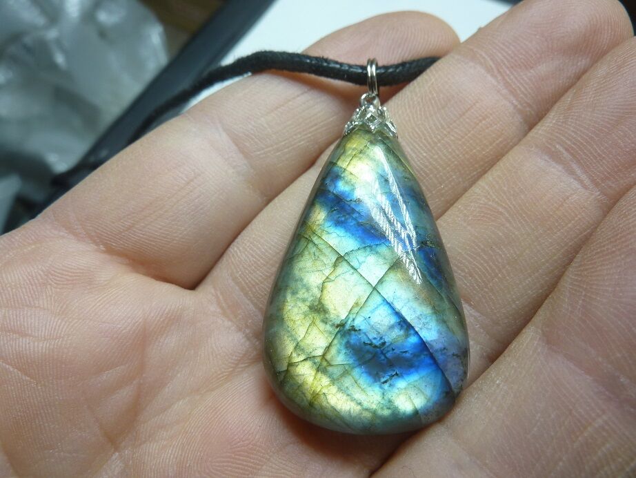 Pendentif Labradorite spécial pour thérapeute GG 0801