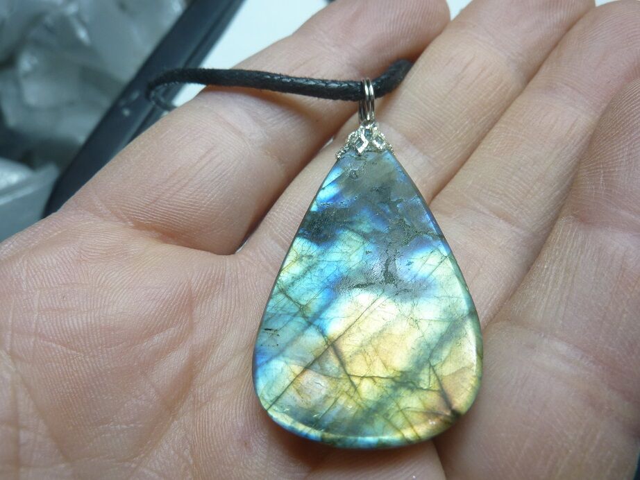 Pendentif Labradorite spécial pour thérapeute GG 0801