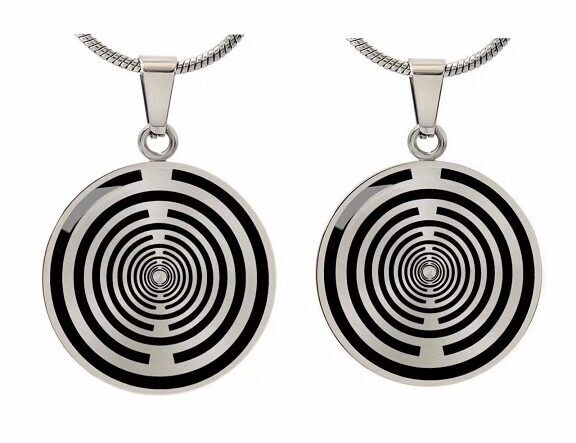 Pendentif Lakhovsky MWO Radionique Protection Ondes EMF ref Argent