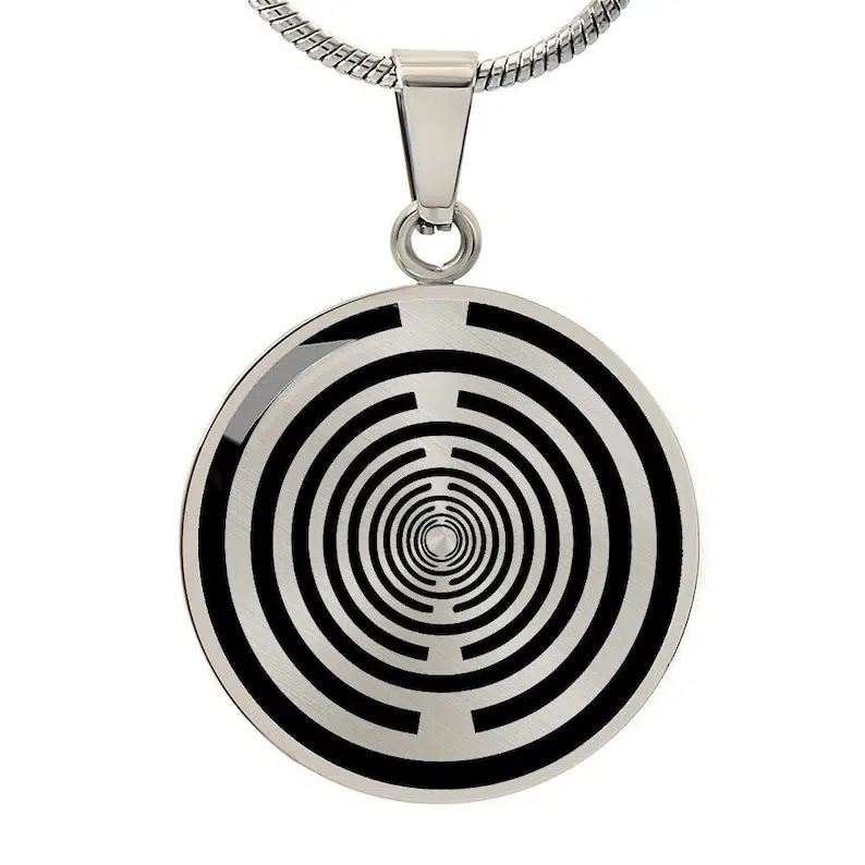 Pendentif Lakhovsky MWO Radionique Protection Ondes EMF ref Argent
