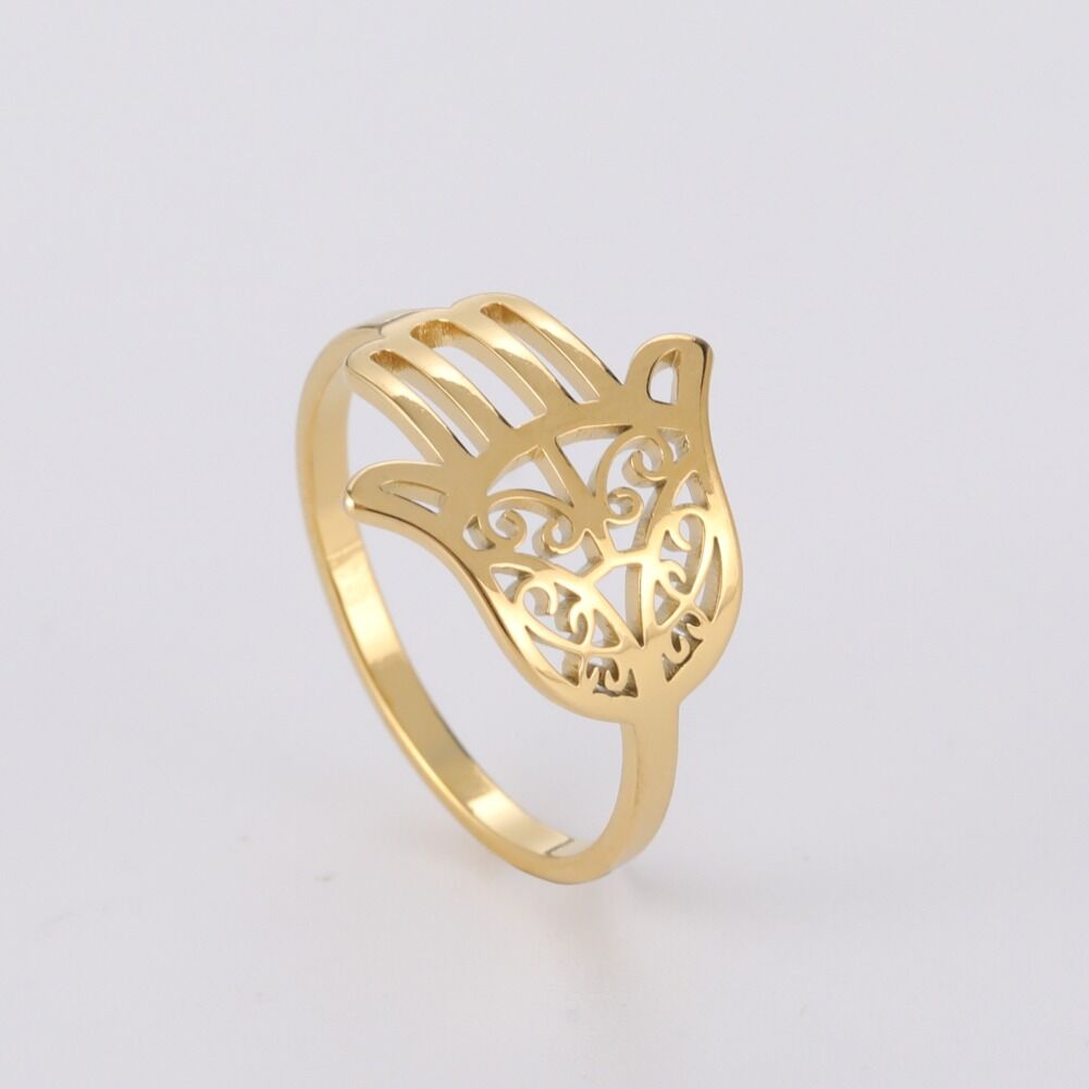 Bague main de Fatma Hamsa taille 56 1/2