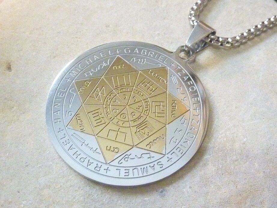 Collier pendentif Sceau des 7 Archanges