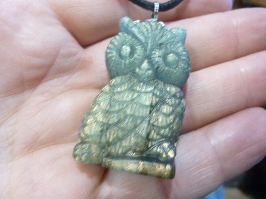 Pendentif Hibou Labradorite GG 2910