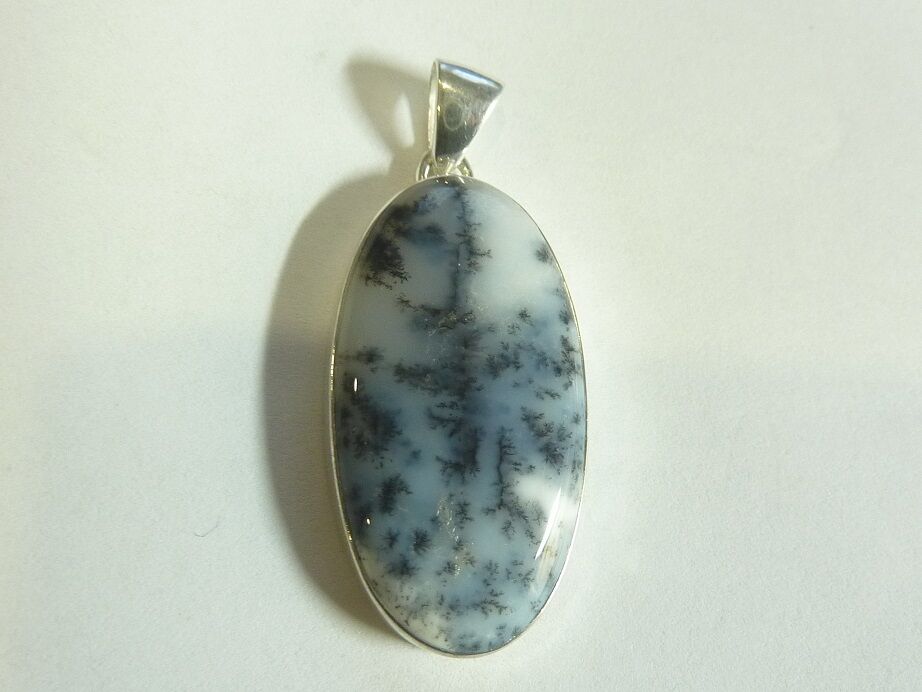 Pendentif Merlinite opale dentritique argent 925 ref 1271
