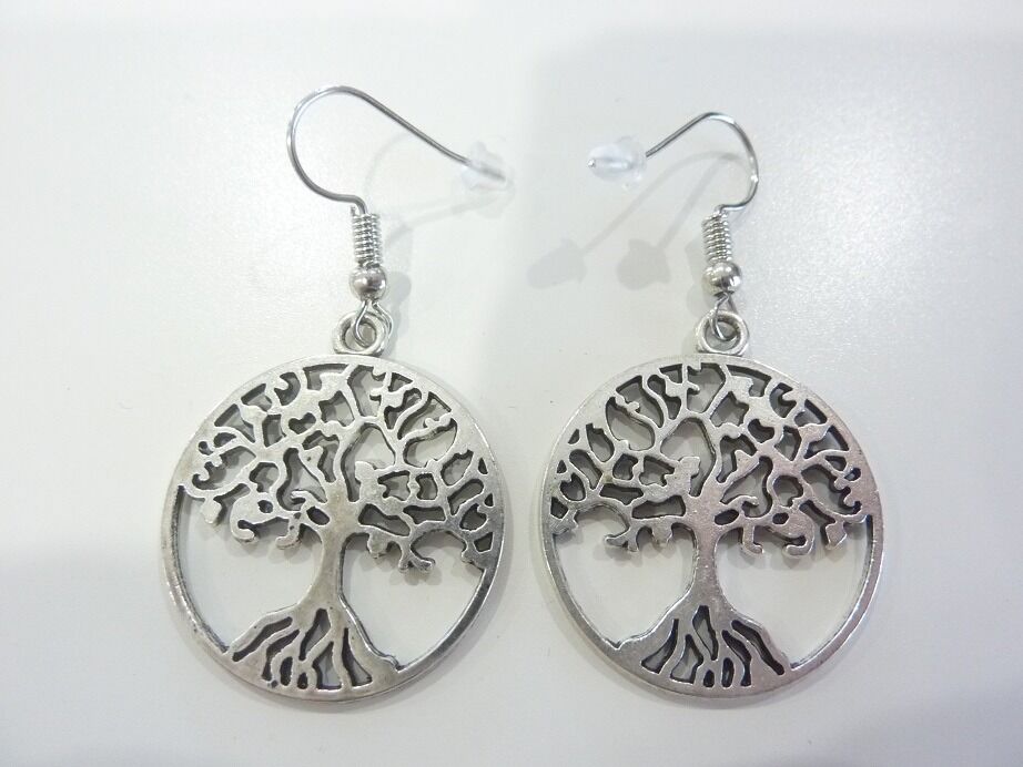 Boucles d'oreilles arbre de vie