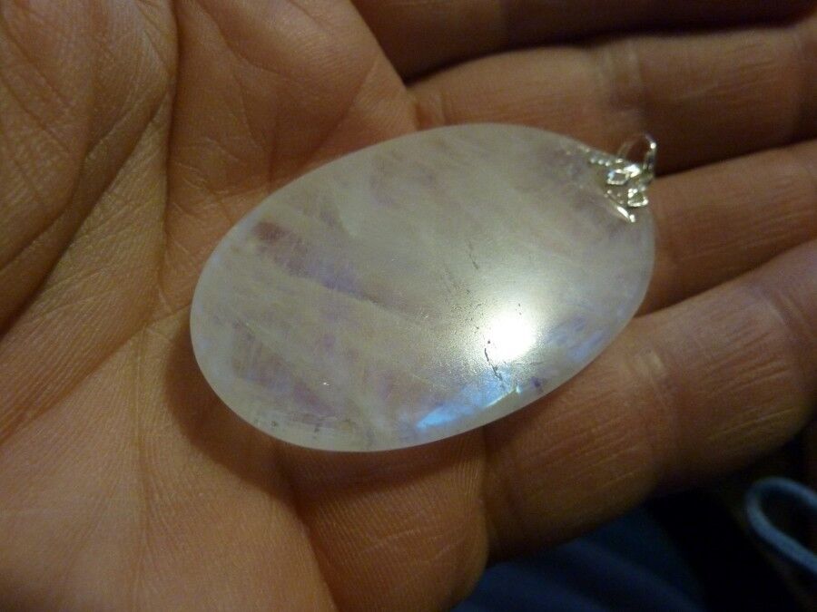 MASSIF PENDENTIF PIERRE DE LUNE GEMME 99 cts AAA+ ref 9428 – Image 4