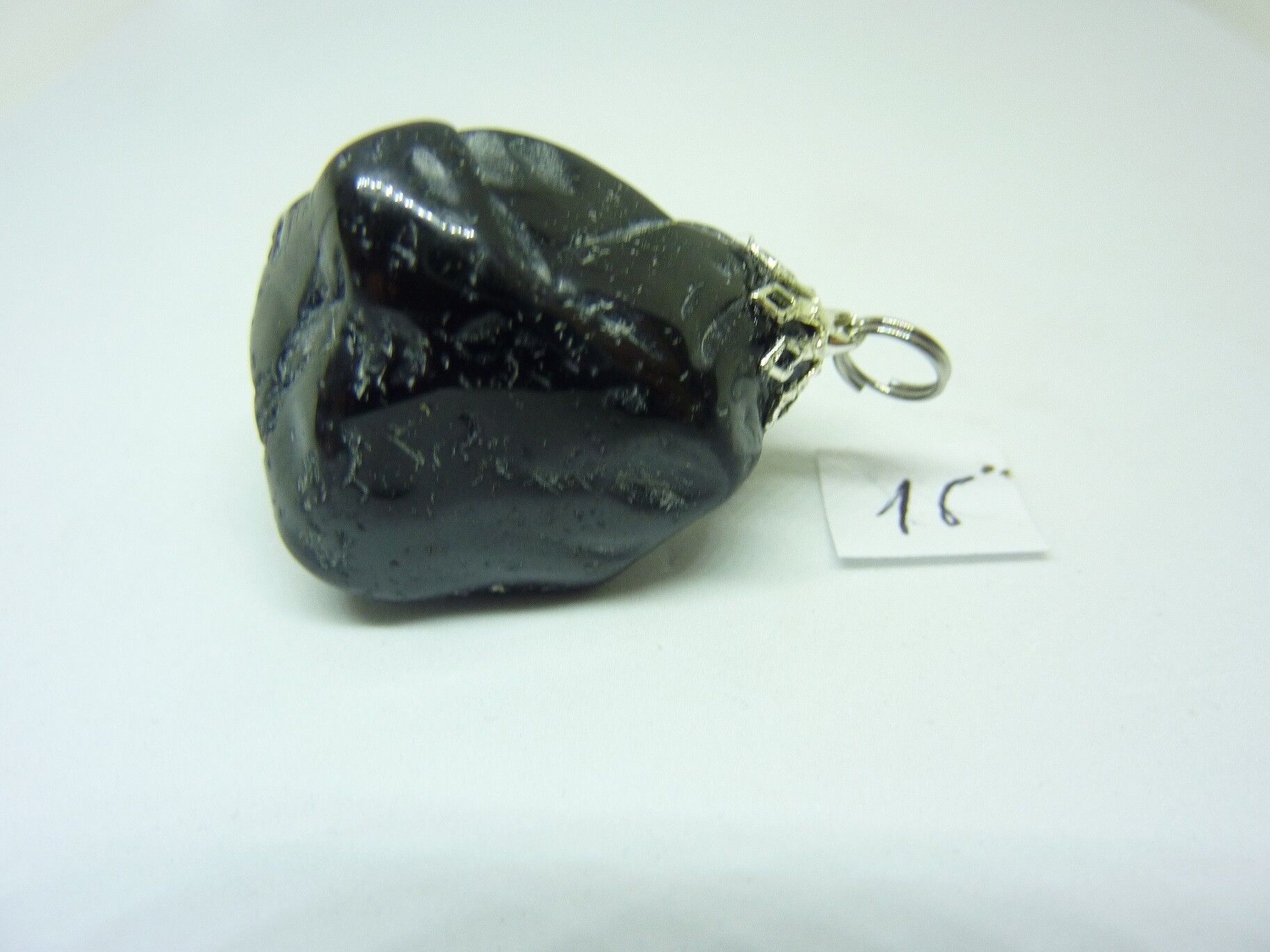 MASSIF PENDENTIF PROTECTION SPINELLE NOIRE 39 gr REF 7061 – Image 2