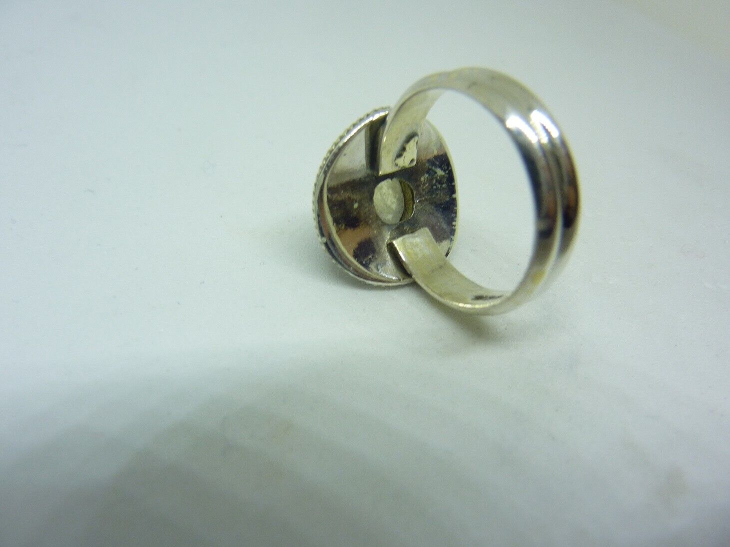 BAGUE PIERRE DE LUNE MONTURE EN ARGENT 925.TAILLE 55 1/4 REF 1904 – Image 5