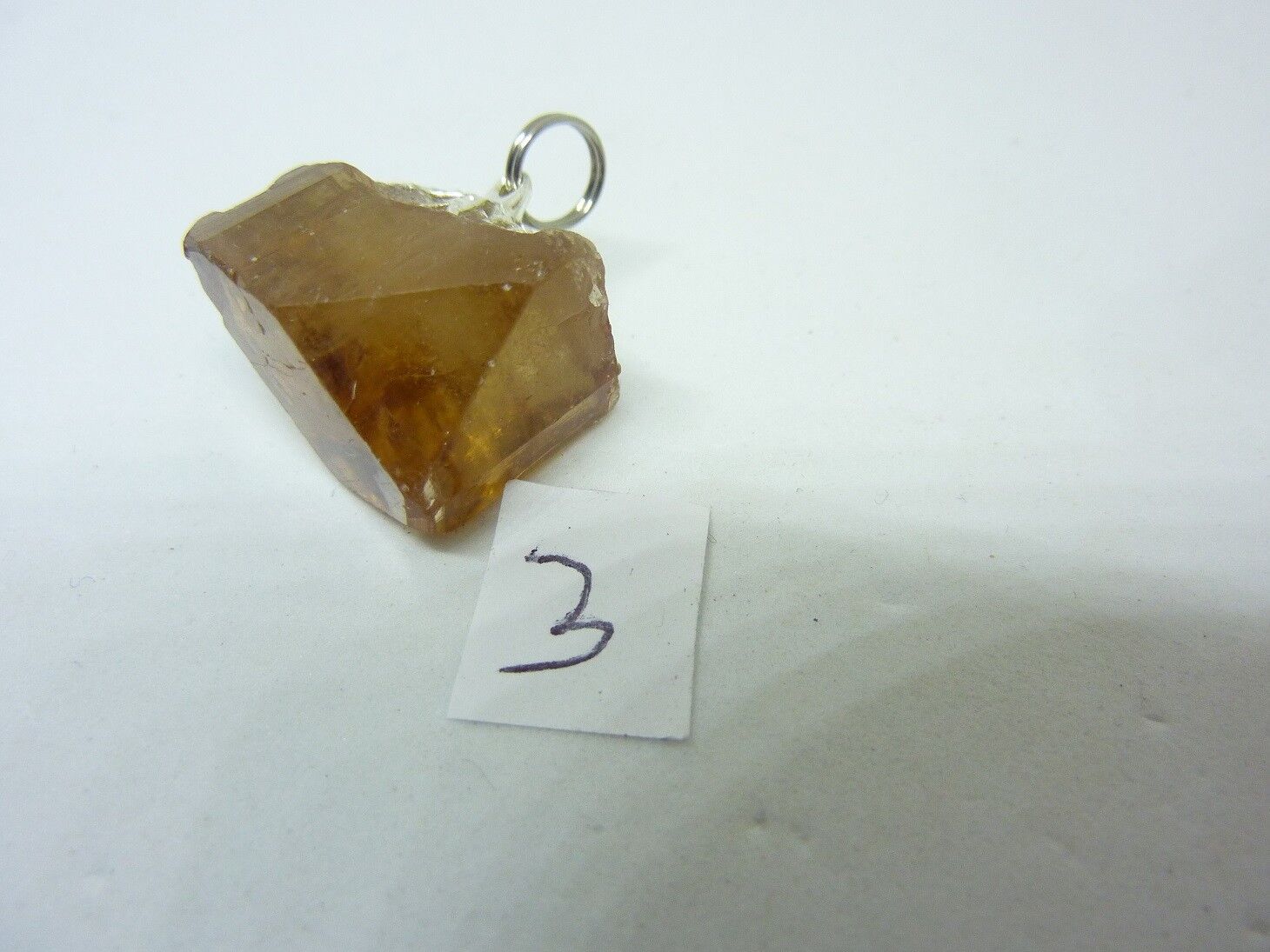 SUBLIME PENDENTIF TOPAZE IMPERIALE GEMME 11,5 GR 57,5 CARATS TRES RARE ref 5548 – Image 8