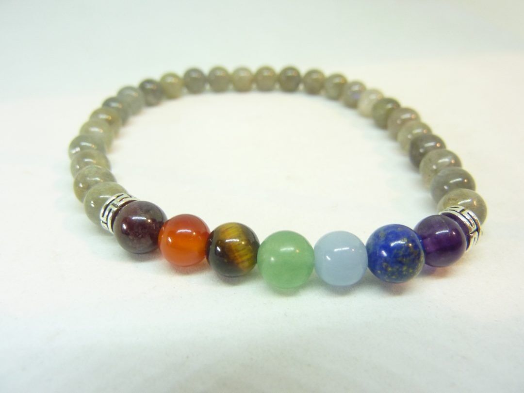 Bracelet 7 CHAKRAS-Labradorite