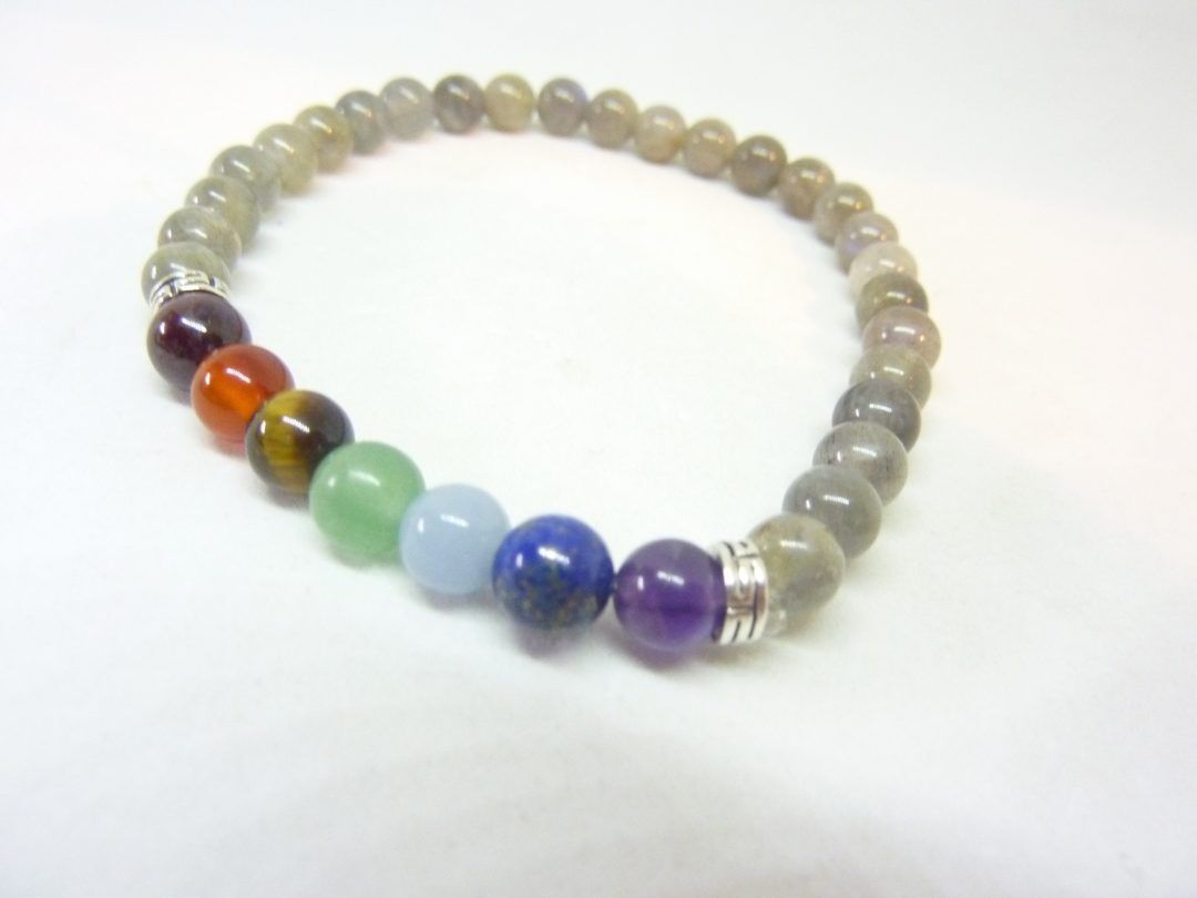 Bracelet 7 CHAKRAS Labradorite Protection