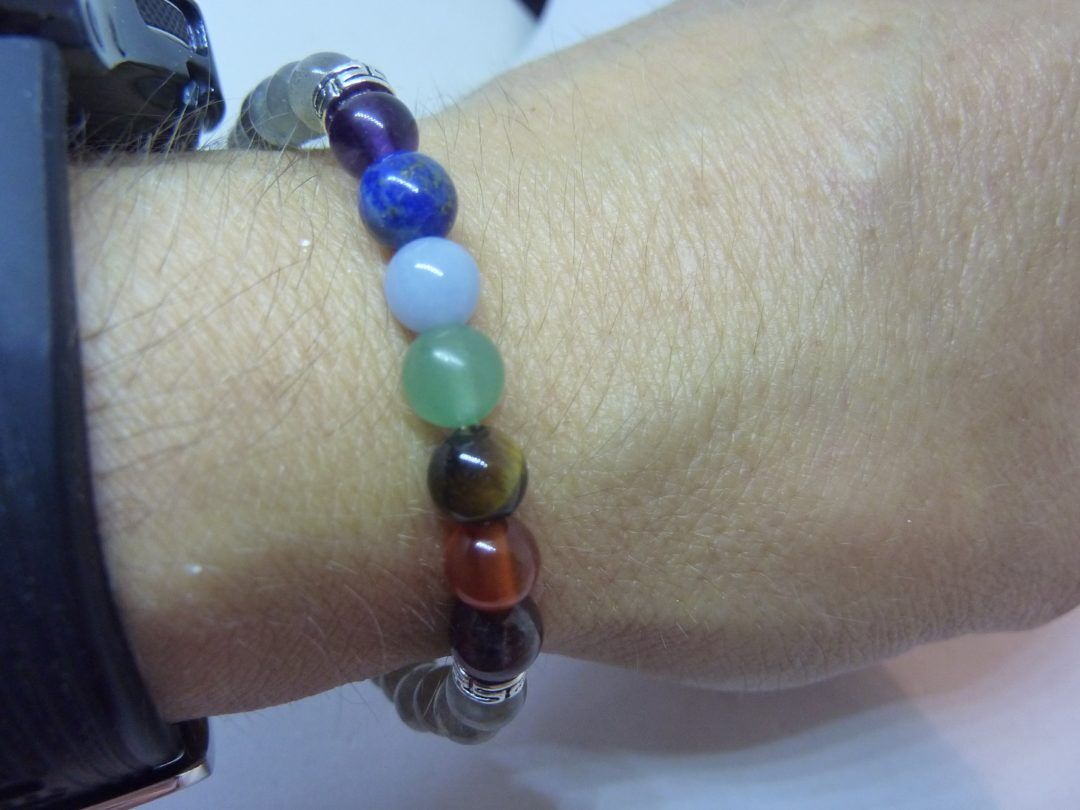 Bracelet 7 CHAKRAS Labradorite Protection