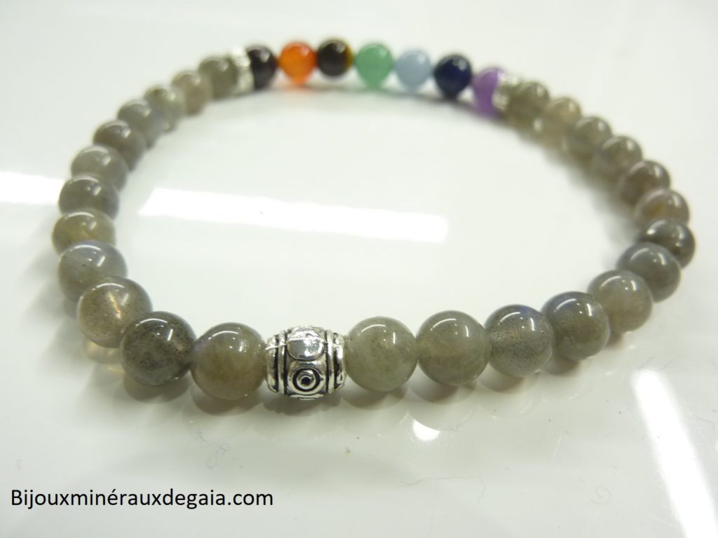 Bracelet 7 CHAKRAS-Labradorite – Image 6