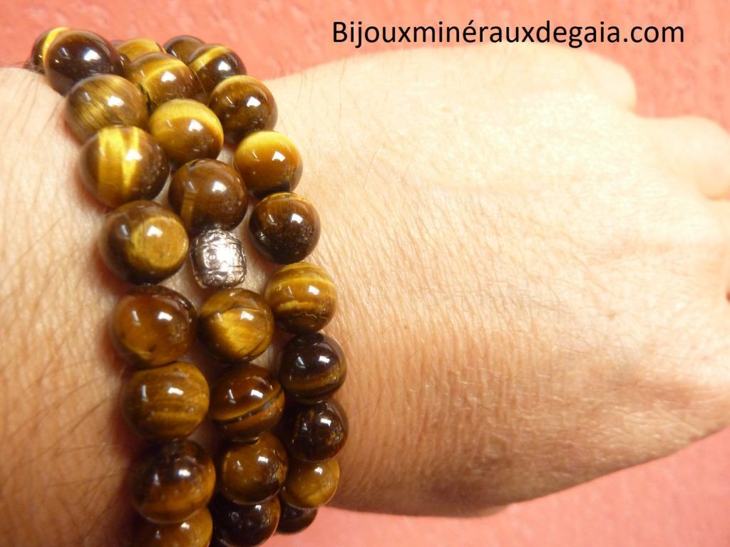 COLLIER PROTECTION OEIL DE TIGRE