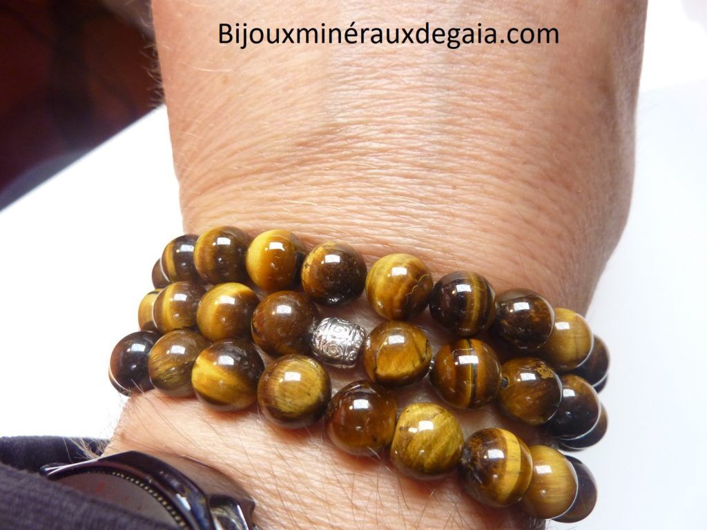 COLLIER PROTECTION OEIL DE TIGRE