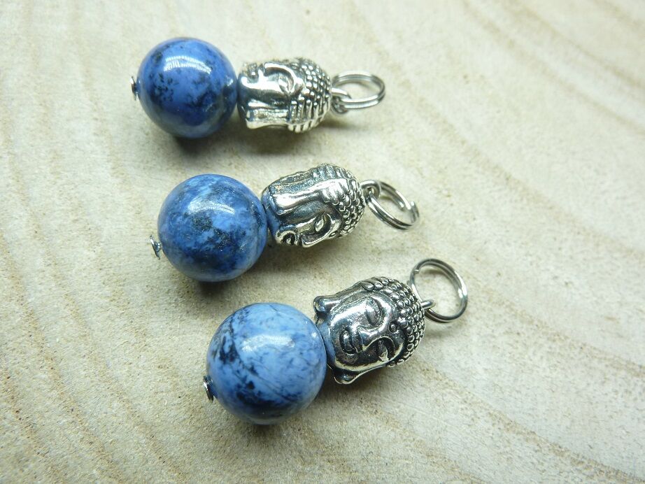 Pendentif Dumortiérite Bouddha