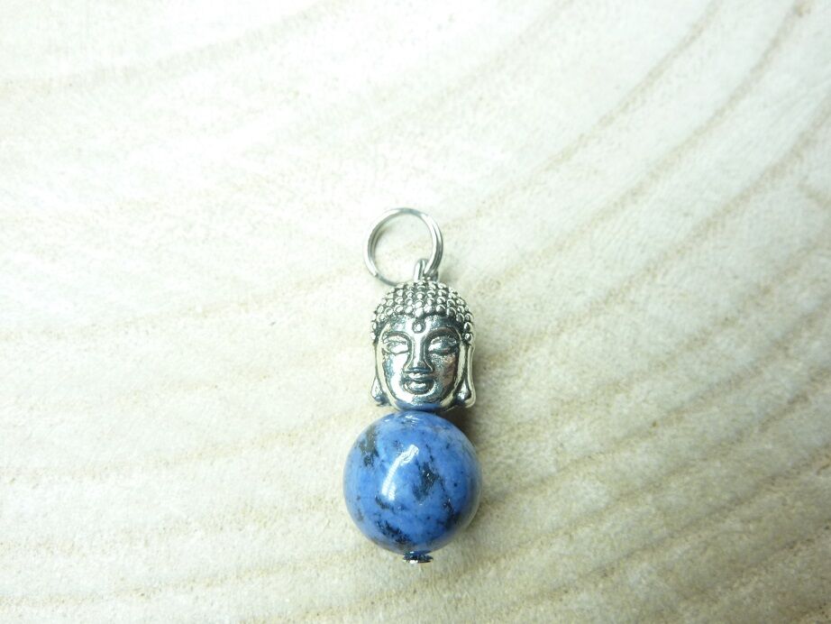 Pendentif Dumortiérite Bouddha