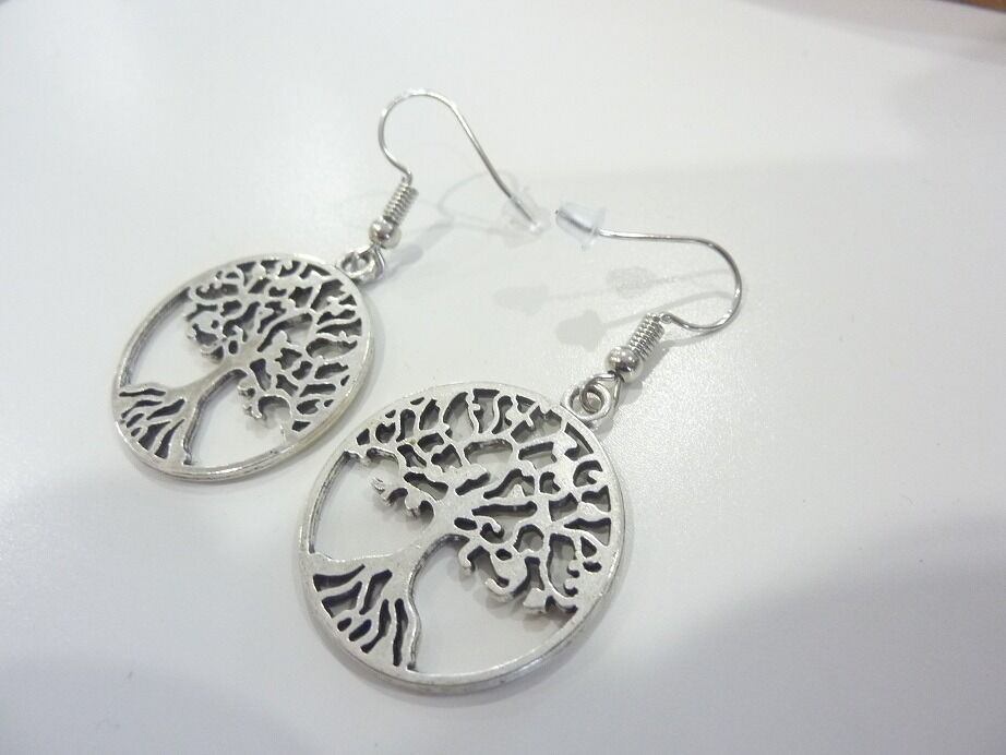Boucles d'oreilles arbre de vie