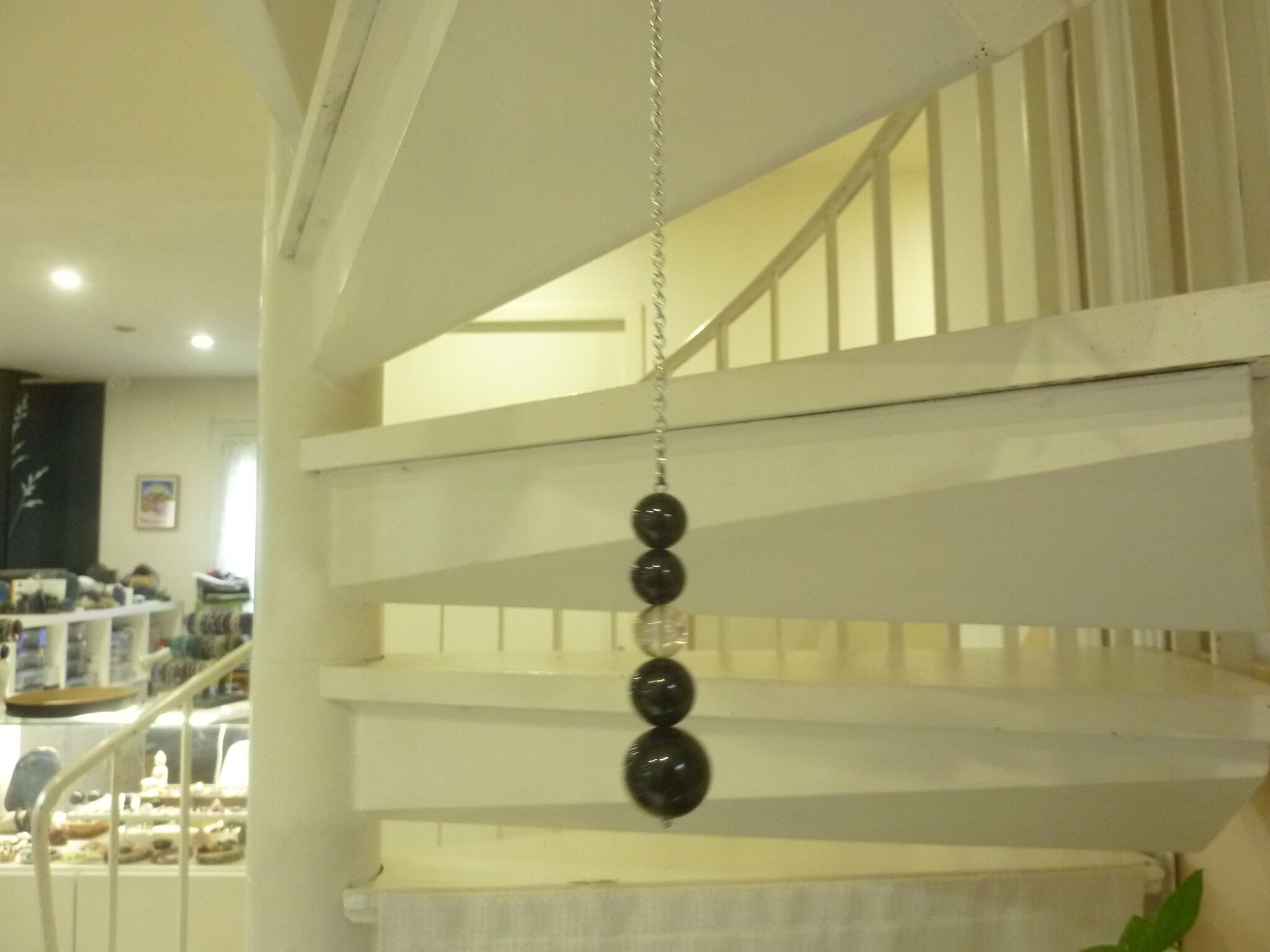 Suspension Méga Protection Obsidienne oeil céleste-Spinelle noir-Quartz