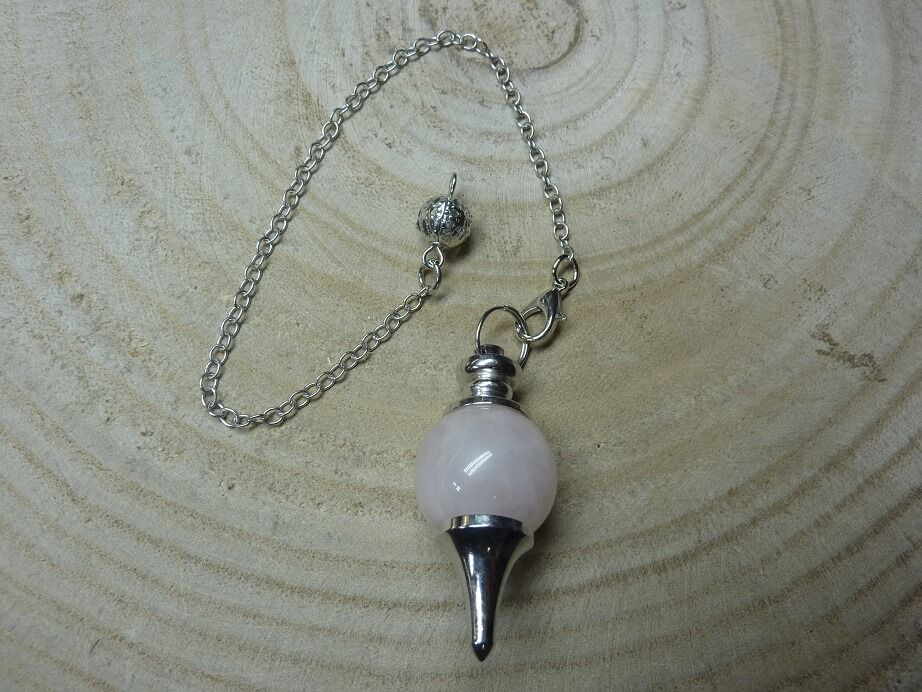 Pendule Quartz rose - Radiesthésie