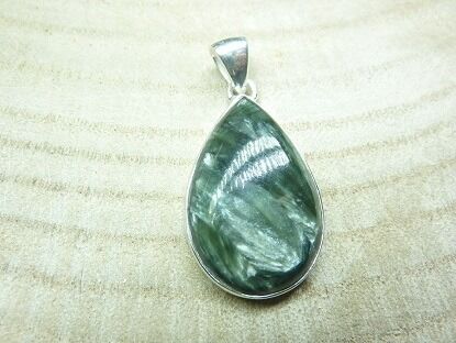 Pendentif Séraphinite Monture argent 925 ref 0409