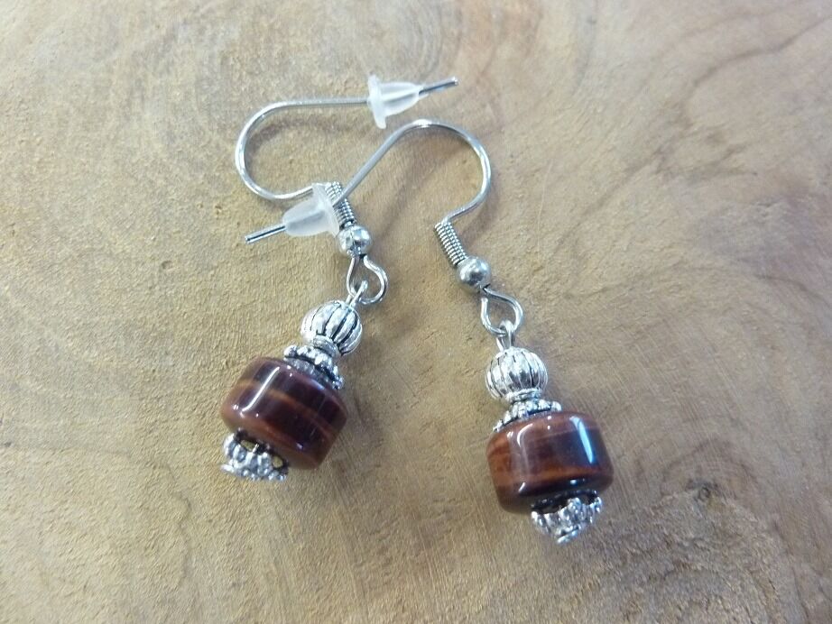 Boucles d'oreilles Oeil de taureau
