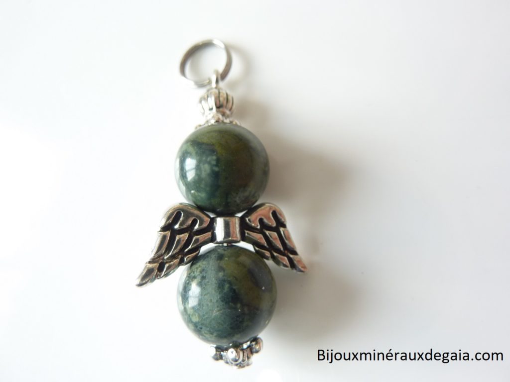 PENDENTIF JASPE KAMBAMBA ANGE