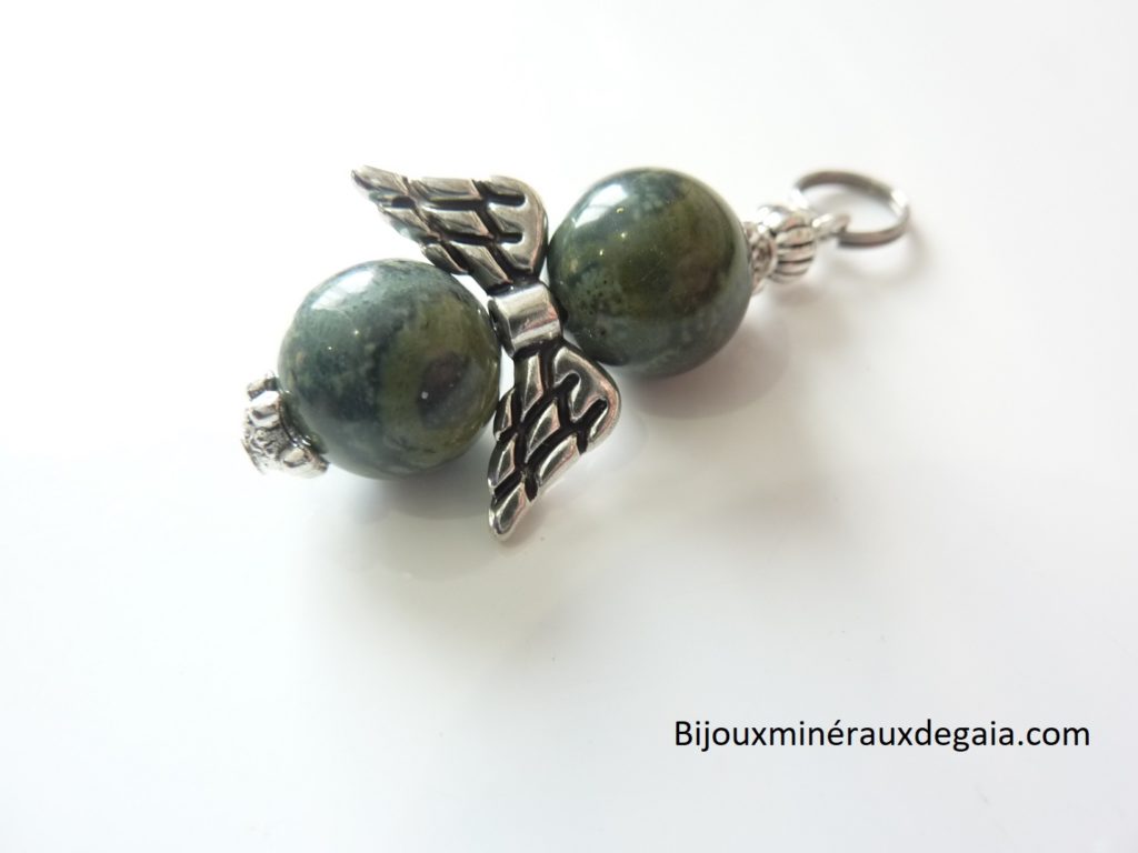 PENDENTIF JASPE KAMBAMBA ANGE