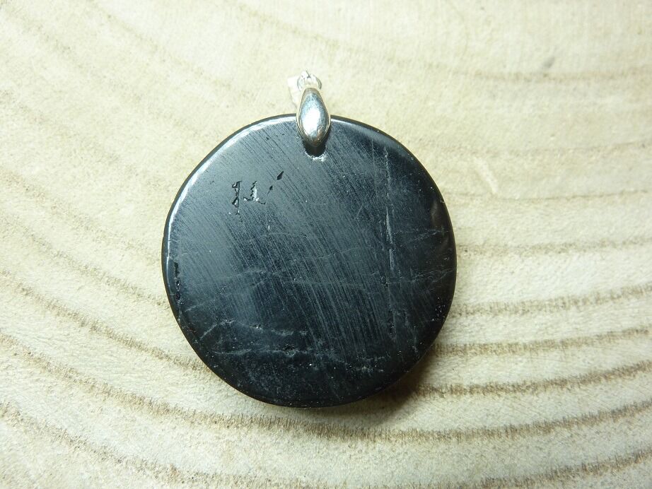 Pendentif tourmaline noire argent 925 ref 2703