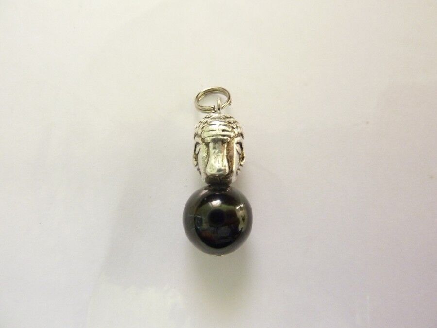 PENDENTIF SPINELLE NOIR PROTECTION BOUDDHA – Image 2
