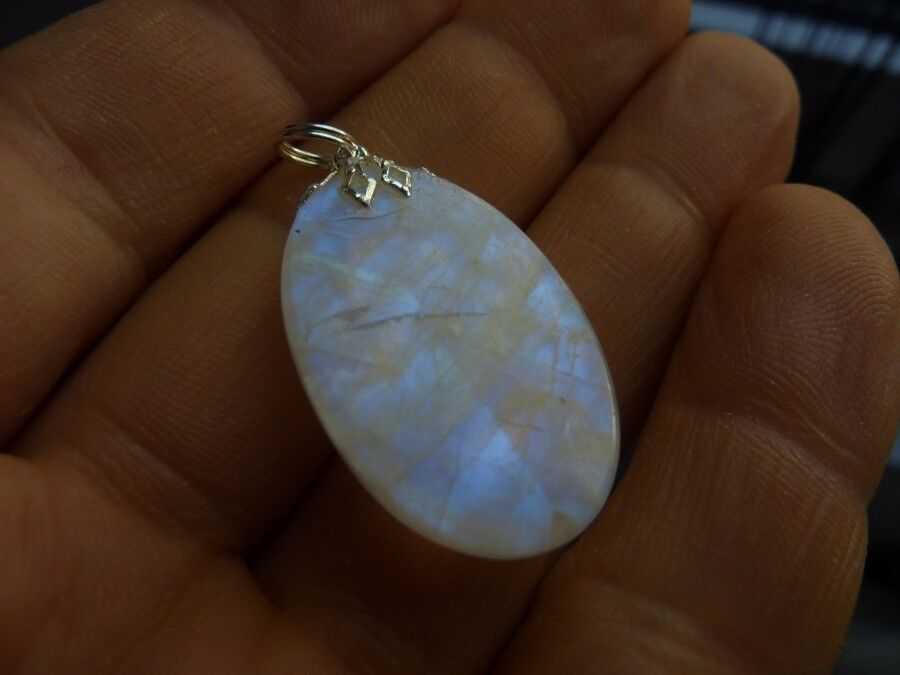 PENDENTIF PIERRE DE LUNE GEMME 7,4gr B4745 – Image 2