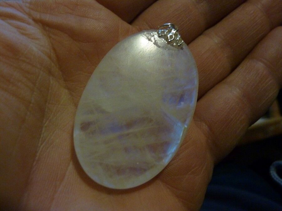 MASSIF PENDENTIF PIERRE DE LUNE GEMME 99 cts AAA+ ref 9428 – Image 2