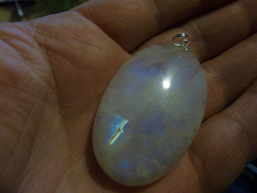 MASSIF PENDENTIF PIERRE DE LUNE GEMME 113 cts AAA+ ref 1915 – Image 2