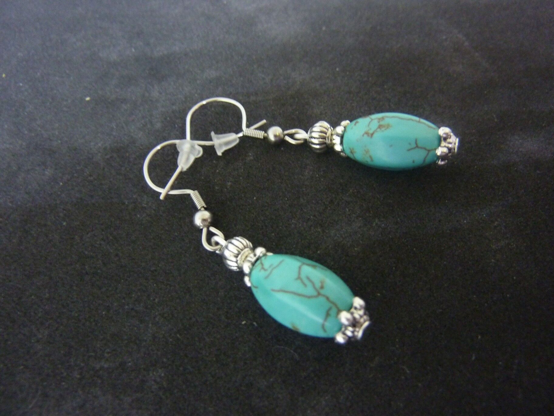 BOUCLES D'OREILLES TURQUOISE – Image 2