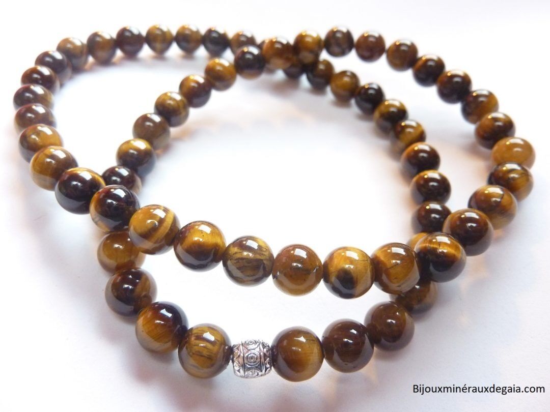 COLLIER PROTECTION OEIL DE TIGRE