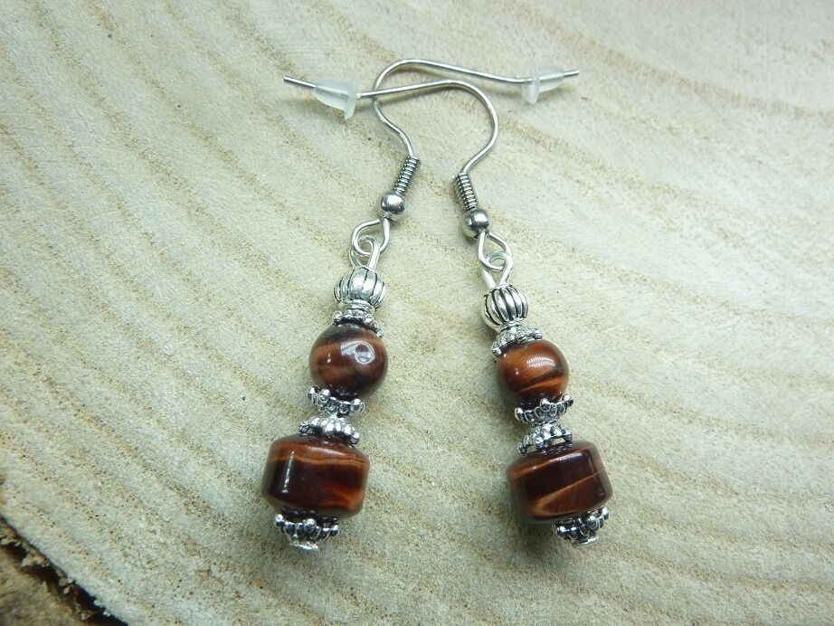 Boucles d'oreilles Oeil de taureau