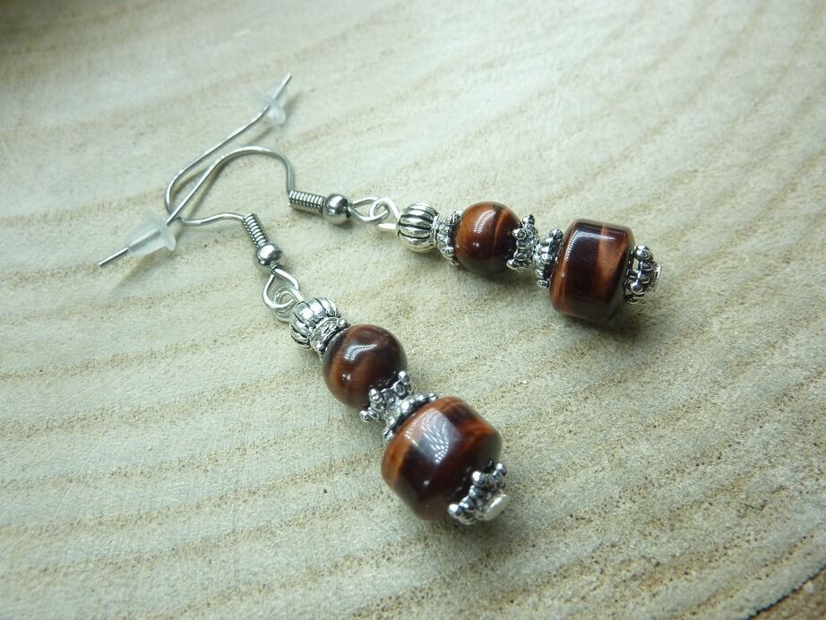 Boucles d'oreilles Oeil de taureau