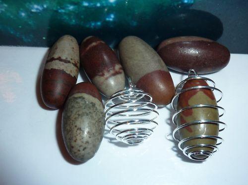 Pendentif Shiva lingam + spirale cage vendu a l'unité