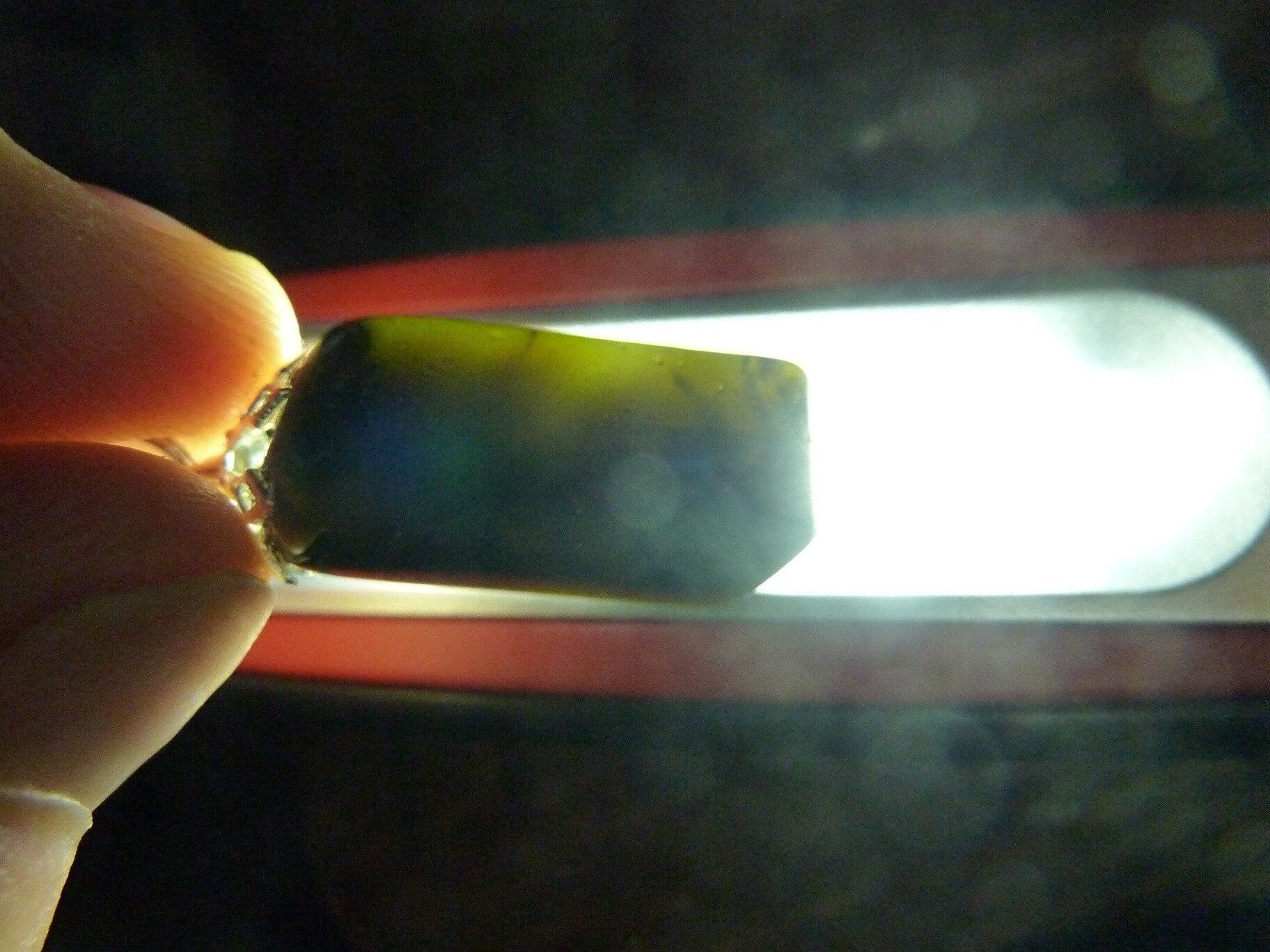 PENDENTIF TOURMALINE VERTE VERDELITE 8,3 GR GEMME RARE ref 3737