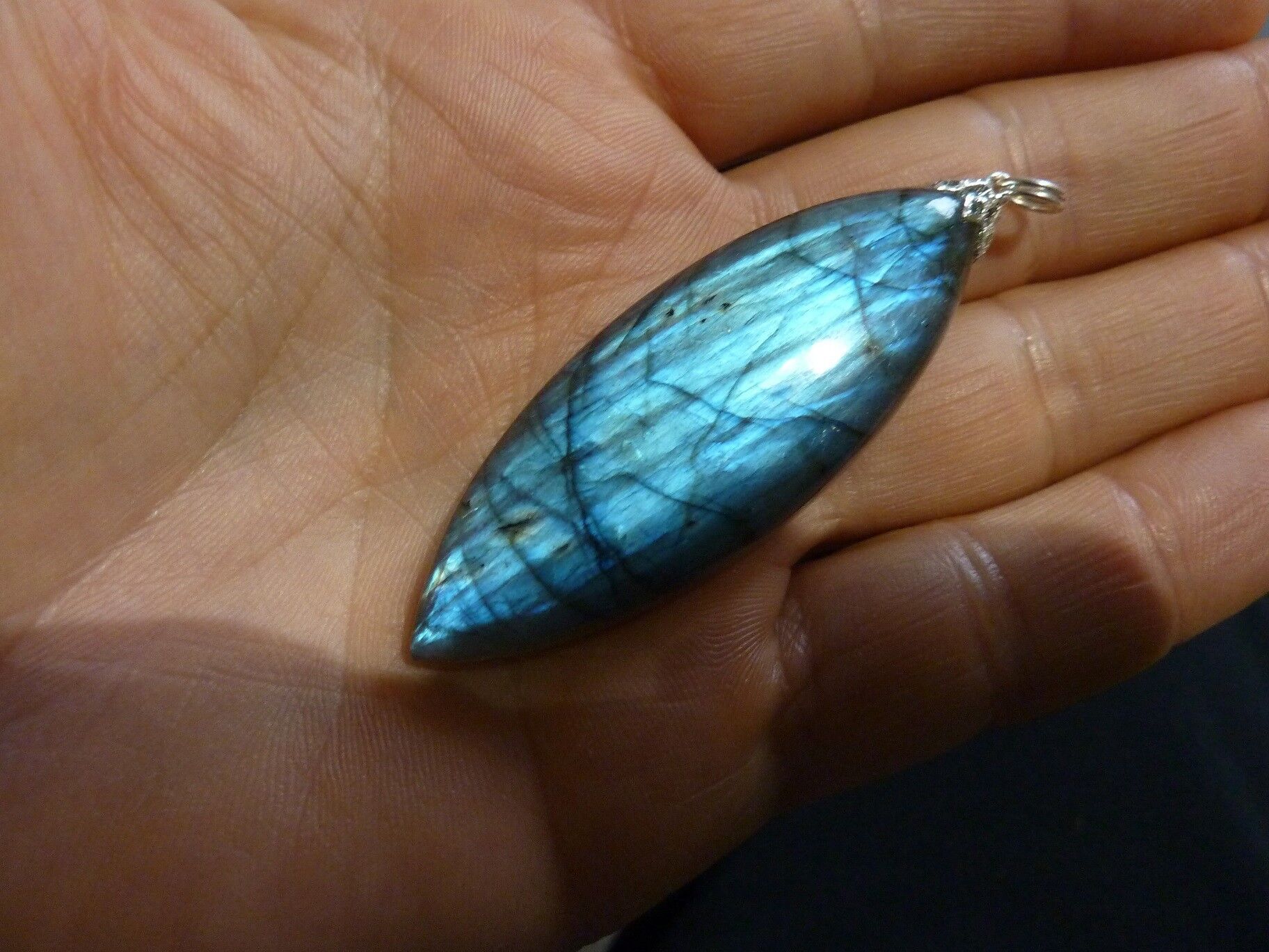 PENDENTIF PROTECTION LABRADORITE REF 5639