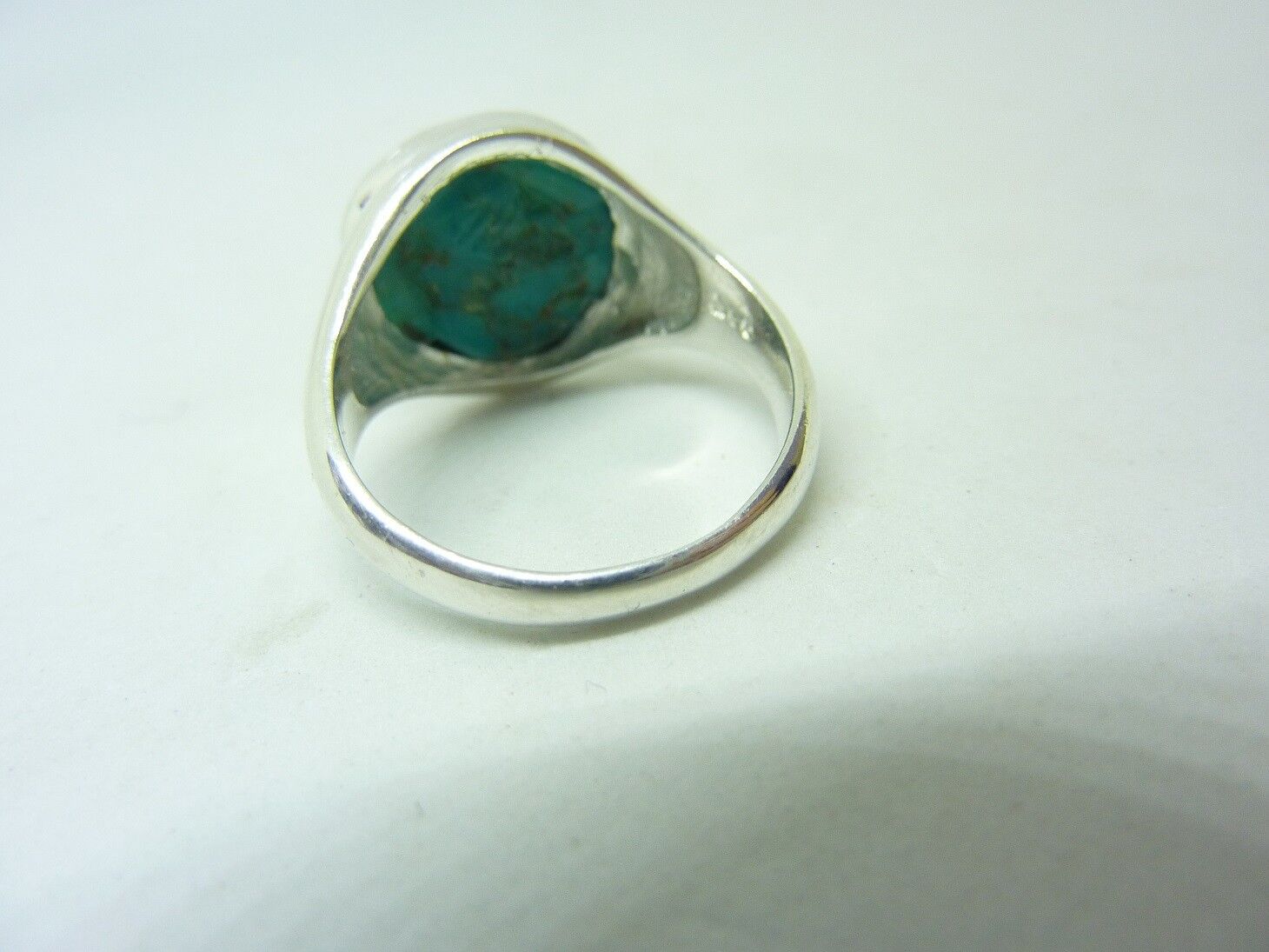 BAGUE TURQUOISE MONTURE EN ARGENT 925.TAILLE 60 REF 7386 – Image 4