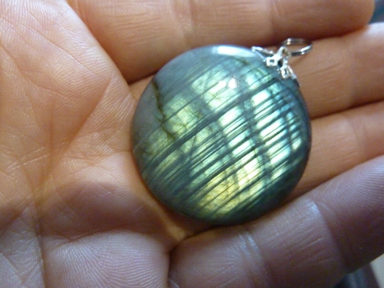 PENDENTIF PROTECTION EN LABRADORITE ref 6216