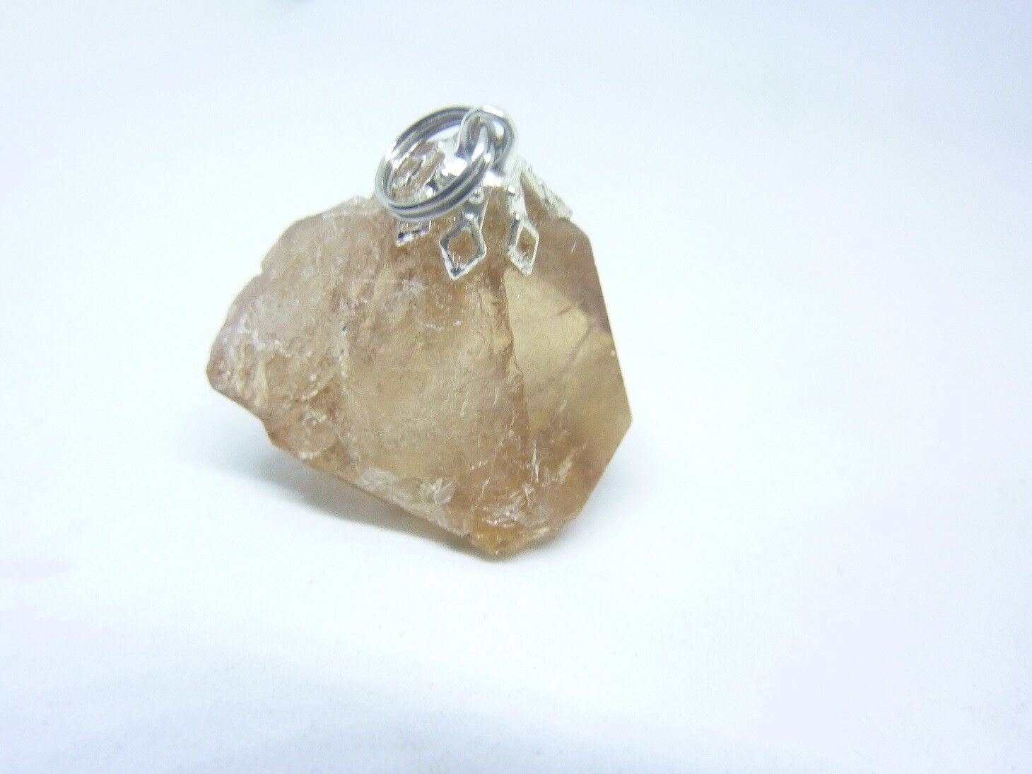 SUBLIME PENDENTIF TOPAZE IMPERIALE GEMME 15,7 GR 78 CARATS TRES RARE ref 2943 – Image 4