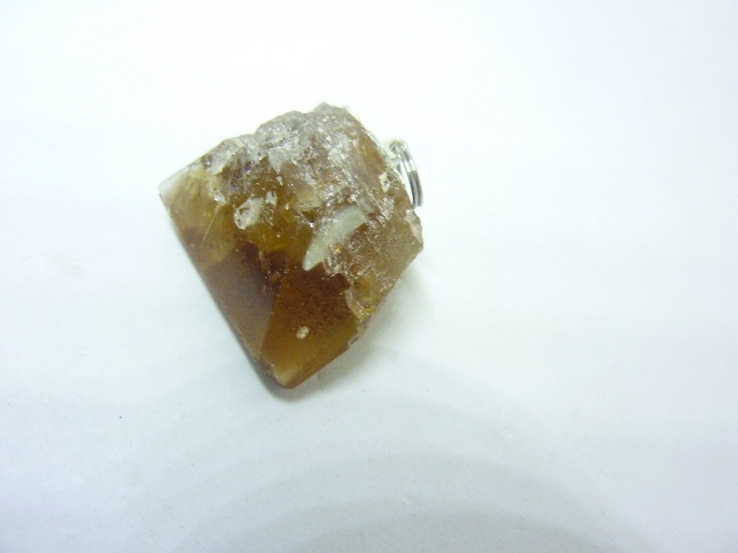 SUBLIME PENDENTIF TOPAZE IMPERIALE GEMME 19 GR 95 CARATS TRES RARE ref 7230 – Image 8