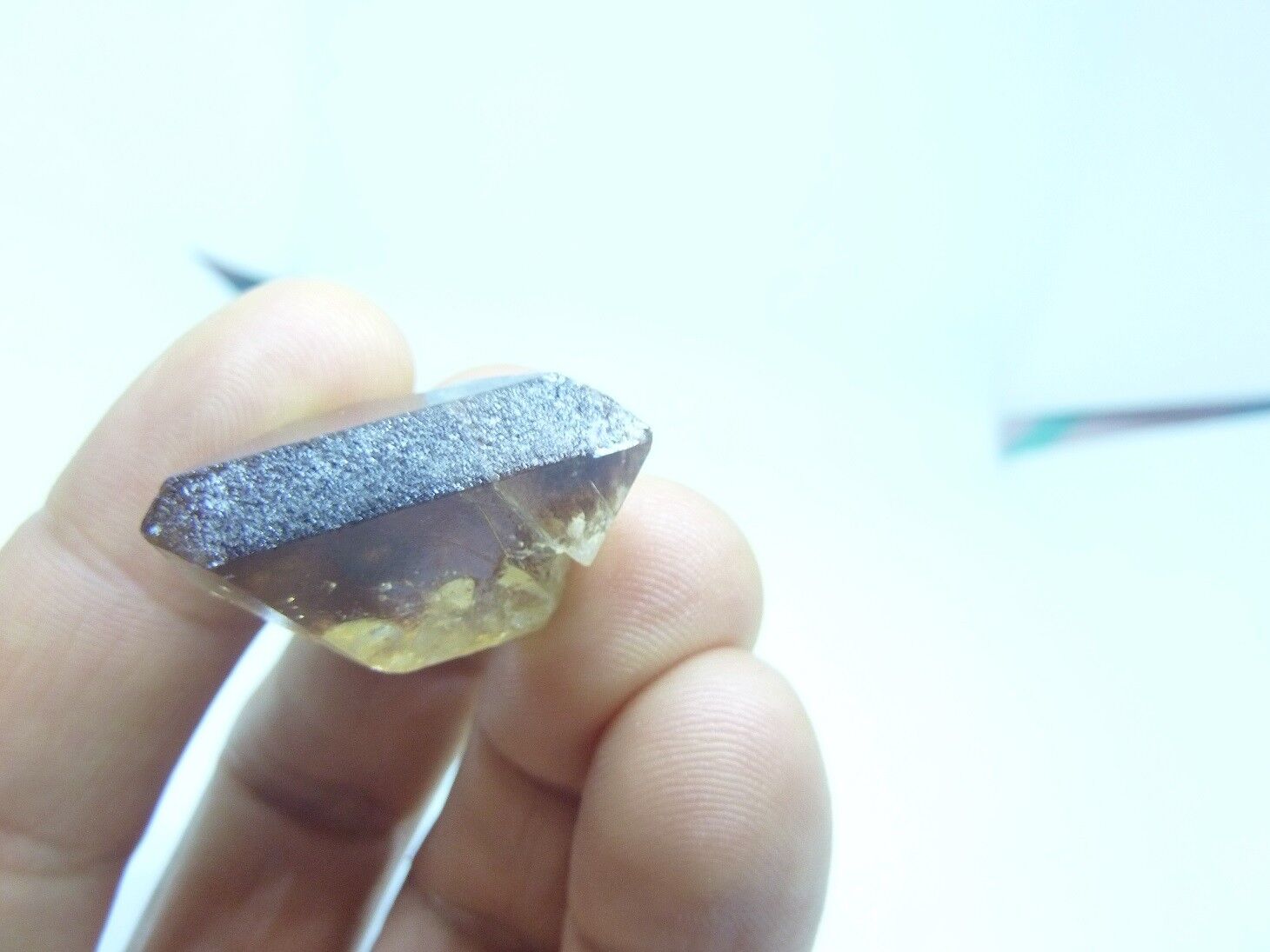 SUBLIME PENDENTIF TOPAZE IMPERIALE GEMME 19 GR 95 CARATS TRES RARE ref 7230 – Image 5