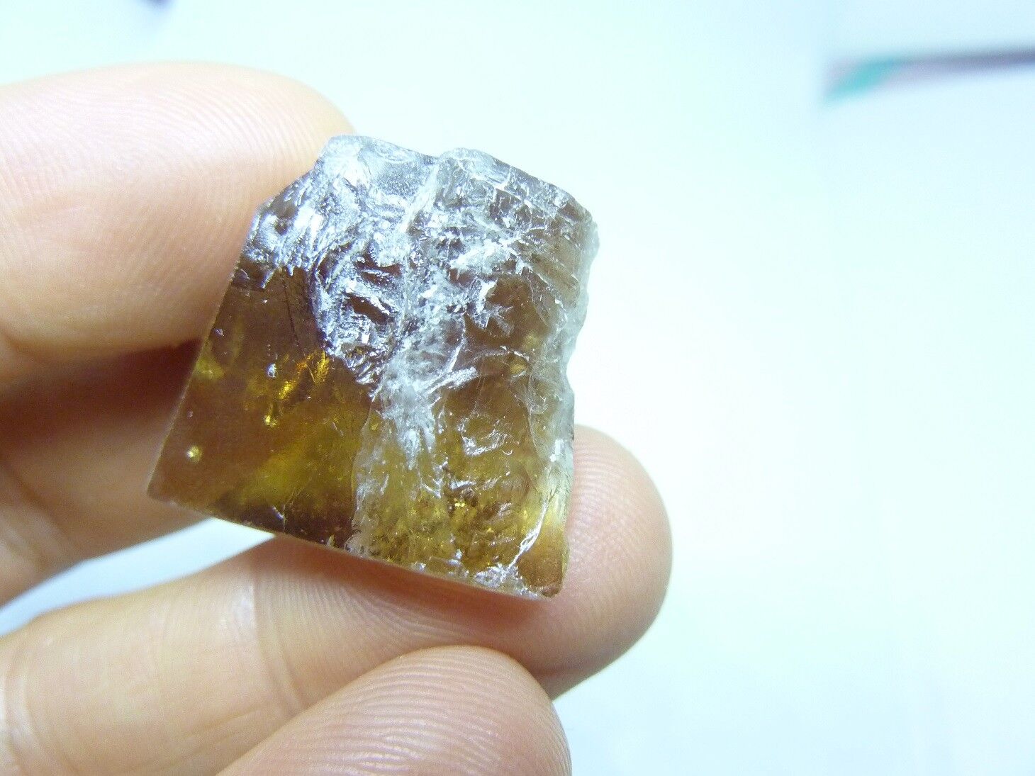 SUBLIME PENDENTIF TOPAZE IMPERIALE GEMME 19 GR 95 CARATS TRES RARE ref 7230 – Image 3