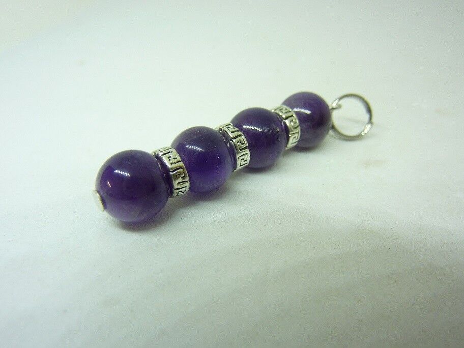 PENDENTIF AMETHYSTE 8 MM