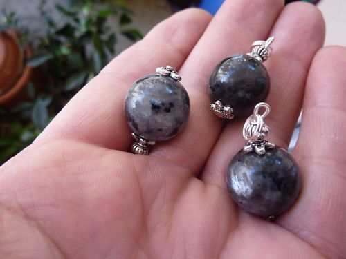 Pendentif labradorite larkivite