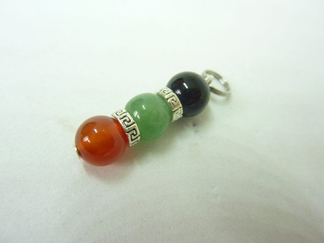 Pendentif Tourmaline noire,cornaline,aventure verte